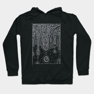 Water Drops Falling Hoodie